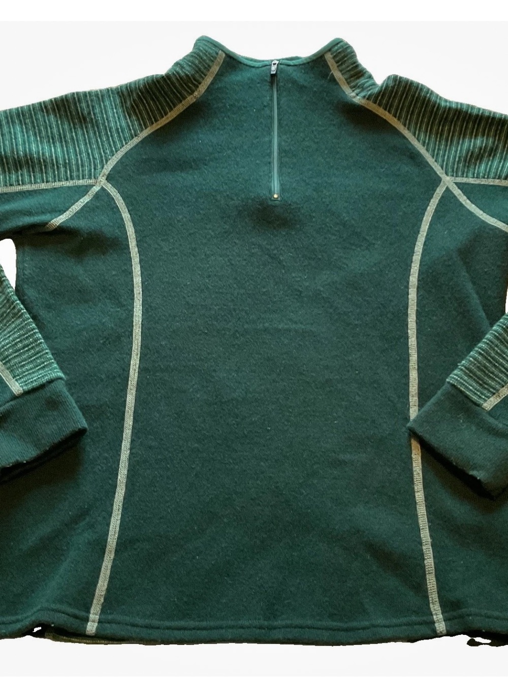 Kuhl Wool Blend Chianti Fleece 1/4 Zip Pullover